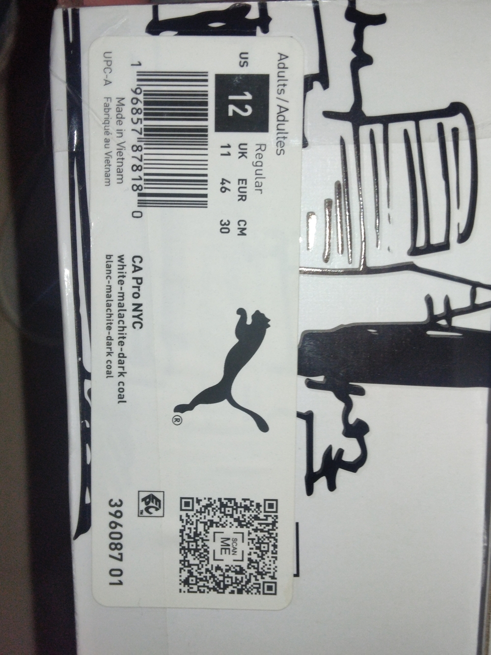 Puma CA Pro High White and Sneakers- 12 - Picture 8 of 8
